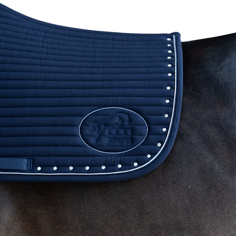 Jump'In - Tapis de selle Balthazar marine/ diamant