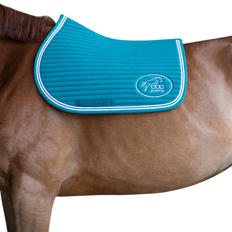 Jump'In - saddle pad Balthazar lagoon/ white 