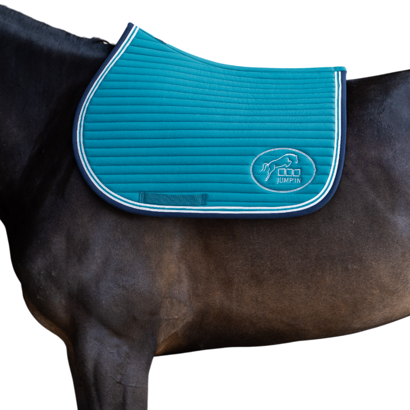 Jump'In - Tapis de selle Balthazar lagon/ marine