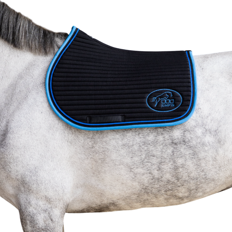 Jump'In - Tapis de selle Balthazar noir/ bleu royal