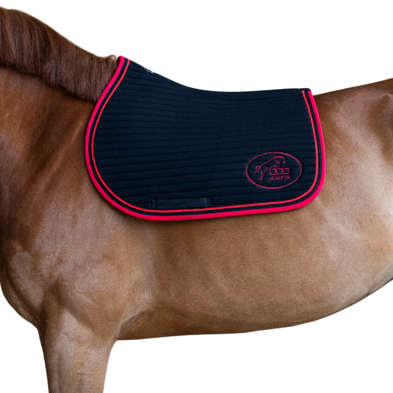 Jump'In - saddle pad Black/ Red Balthazar 