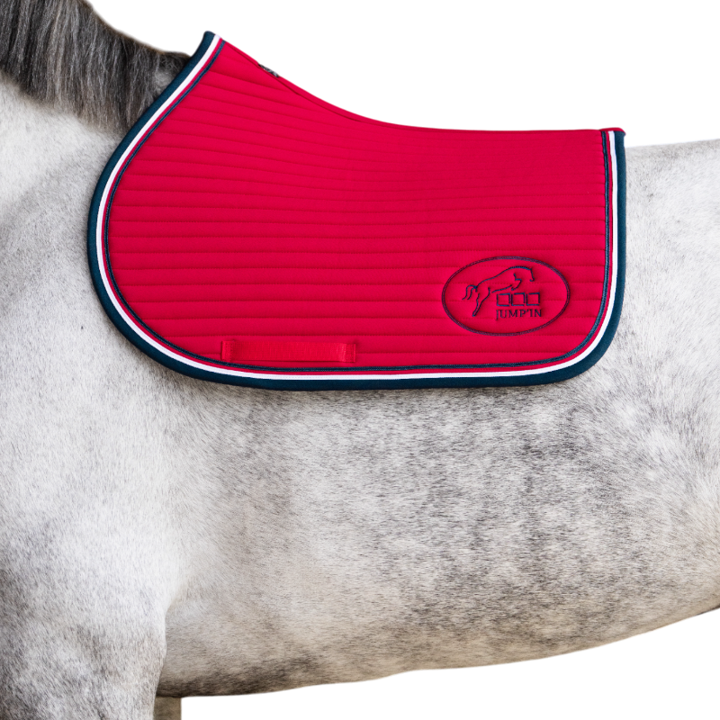 Jump'In - saddle pad Red/ Navy Balthazar 