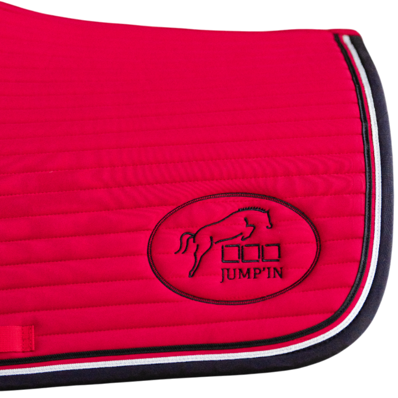 Jump'In - Tapis de selle Balthazar rouge/ noir