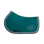 Jump'In - Tapis de selle Balthazar vert/ marine | - Ohlala