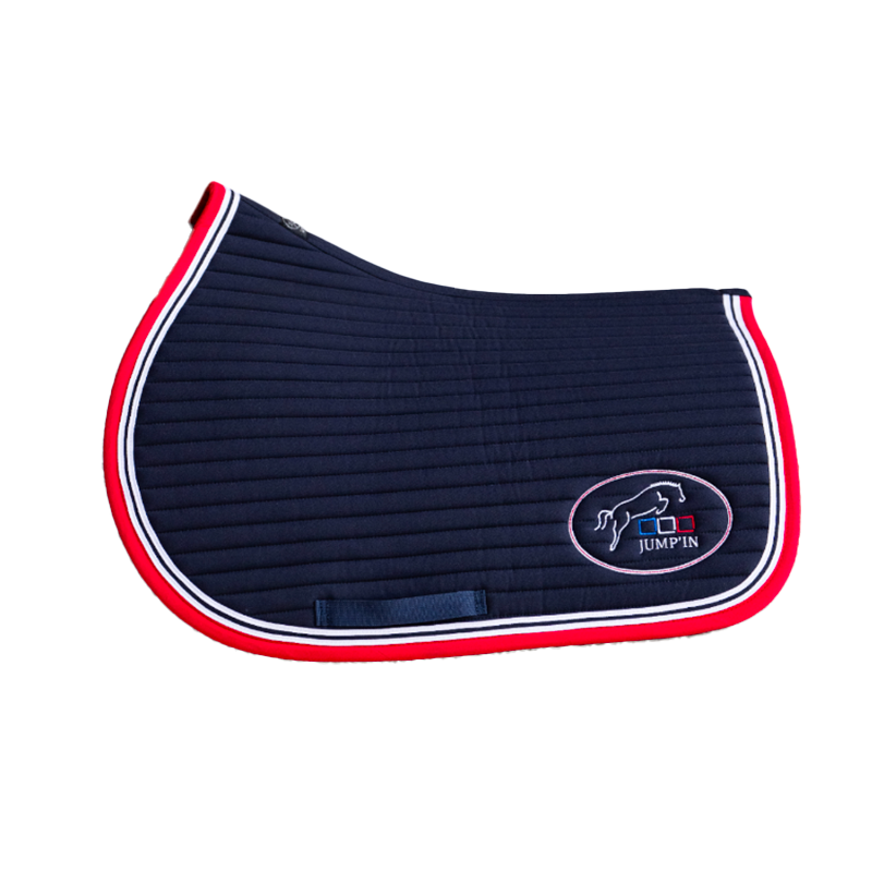 Jump'In - saddle pad Balthazar marine/ blue-white-red 