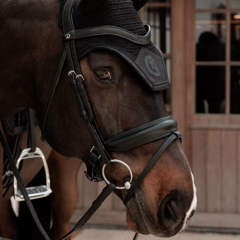 Kentucky Horsewear - Bonnet pour chevaux Wellington Sparkling noir