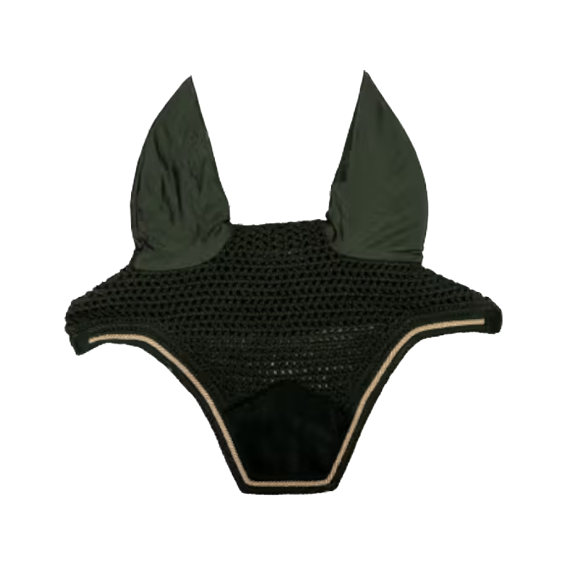Kentucky Horsewear - Bonnet pour chevaux Wellington Velvet pine green | - Ohlala