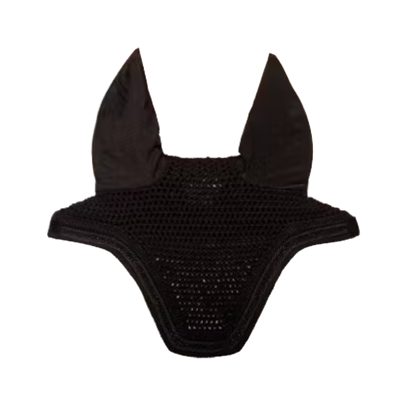 Kentucky Horsewear - Bonnet pour chevaux anti-bruits Wellington Velvet Mini Pearls noir | - Ohlala