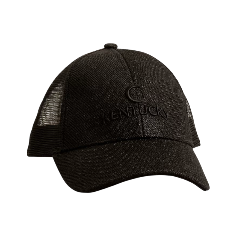 Kentucky Horsewear - Casquette Trucker Glitter noir