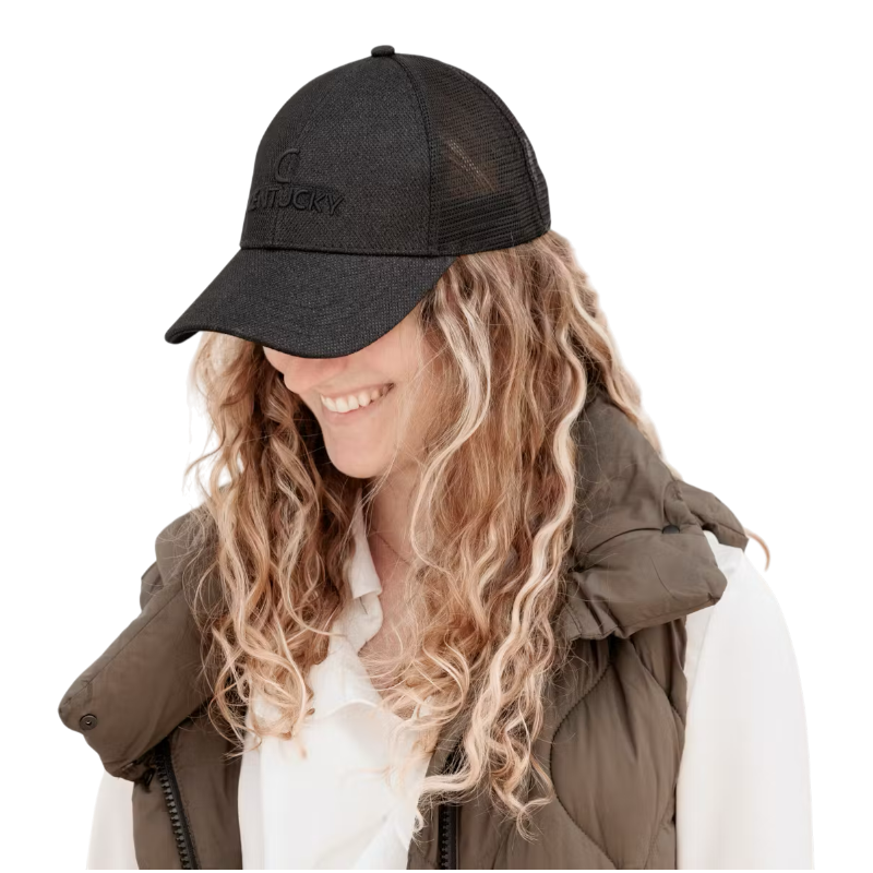 Kentucky Horsewear - Casquette Trucker Glitter noir