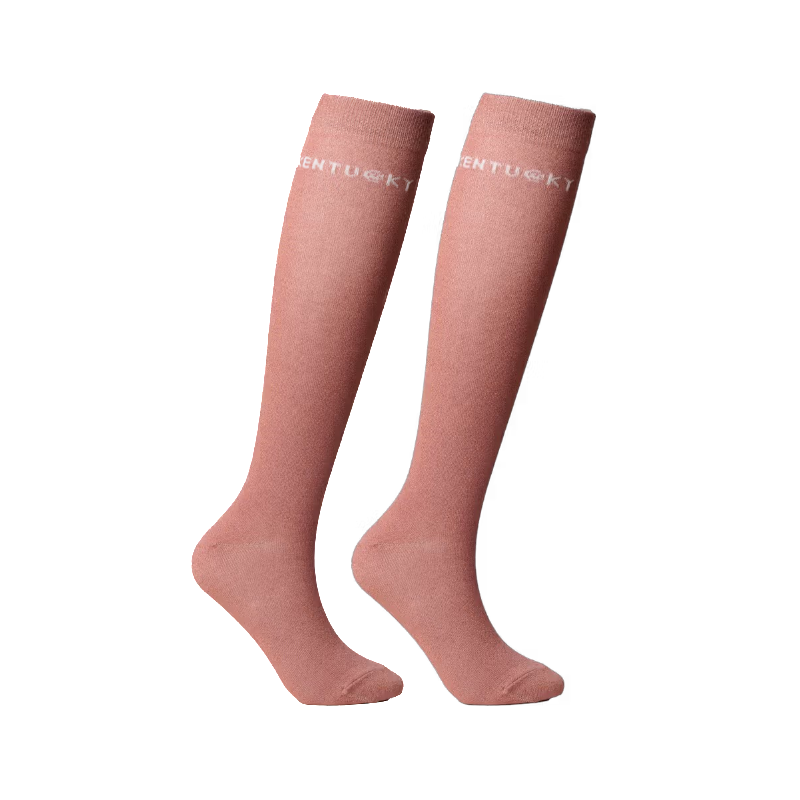 Kentucky Horsewear - Chaussettes d'équitation Glitter vieux rose x3