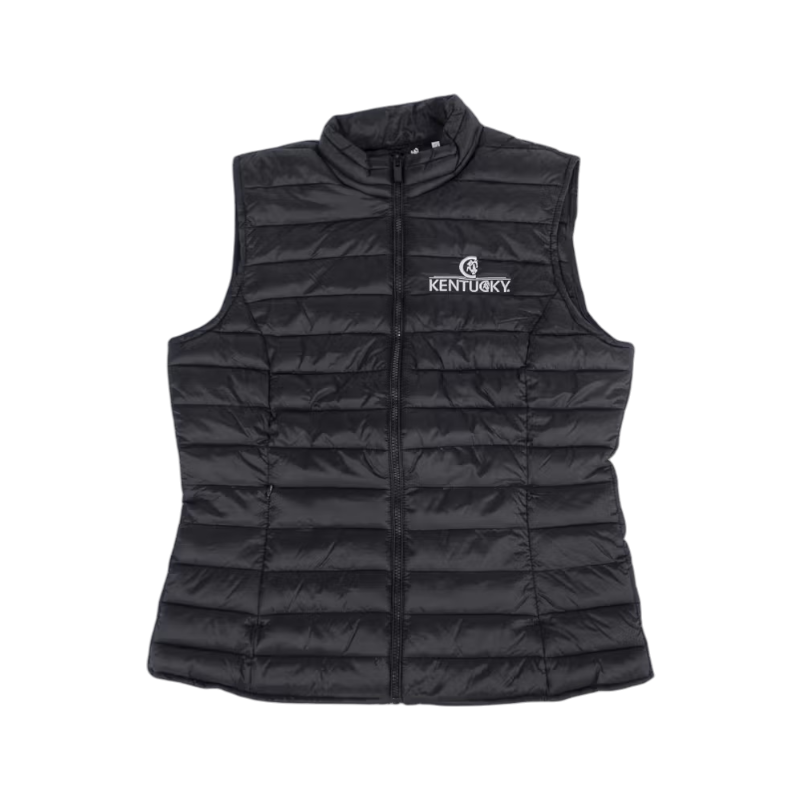 Kentucky Horsewear - Women's black sleeveless down jacket 