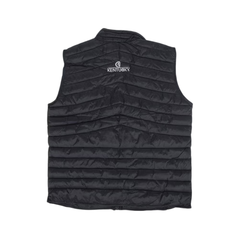 Kentucky Horsewear - Men's black sleeveless down jacket 