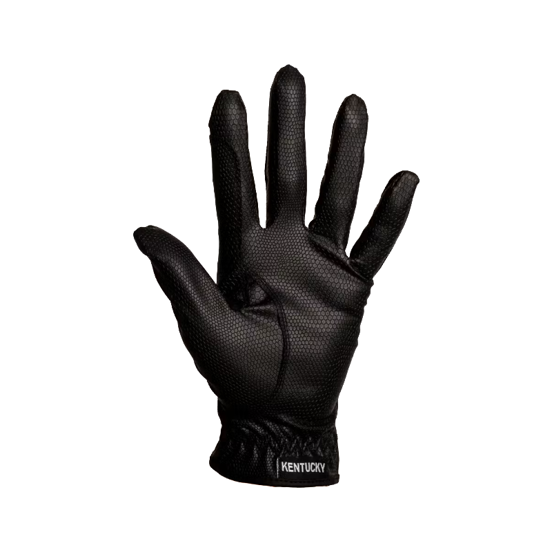 Kentucky Horsewear - Black Grip riding gloves 
