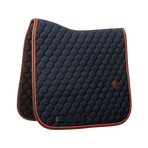 Kentucky Horsewear - Onion Quilt Leather Neon Navy Dressage Saddle Pad | - Ohlala