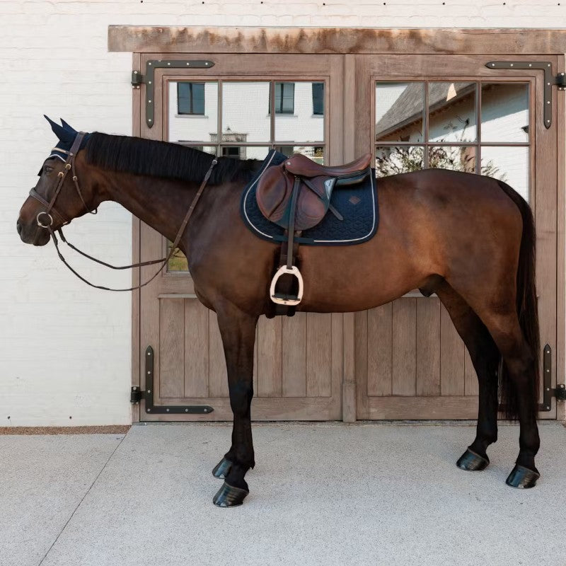 Kentucky Horsewear - Tapis de selle Velvet dark navy