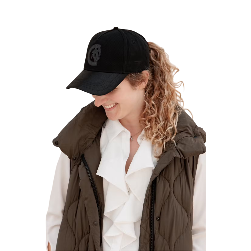 Kentucky Horsewear - Casquette Sparkling noir | - Ohlala