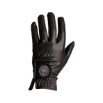 Kentucky Horsewear - Grip Glitter black riding gloves | - Ohlala