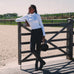 Kentucky Horsewear - Damen Langarm-Poloshirt Classic weiß | - Ohlala