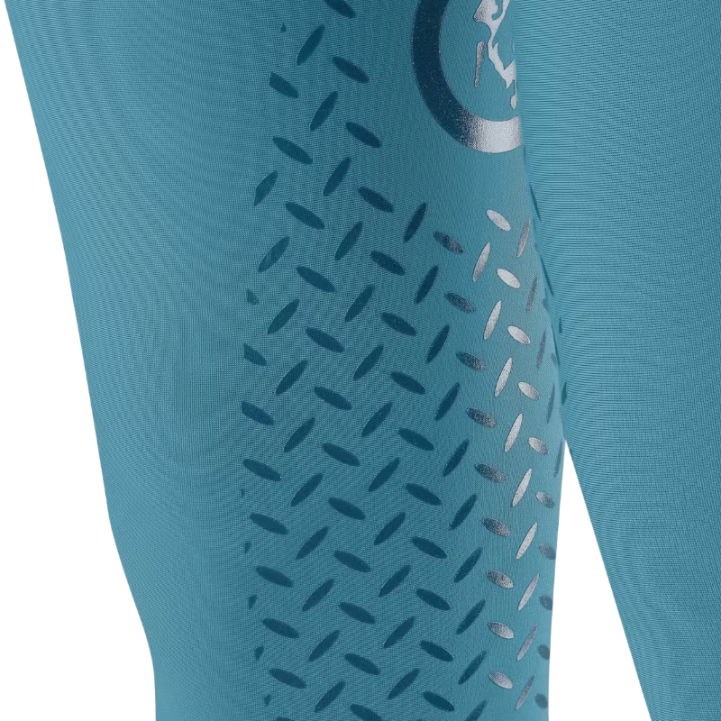 Kentucky Horsewear - Legging d'équitation Miami Kids fille avec Grip au genou émeraude