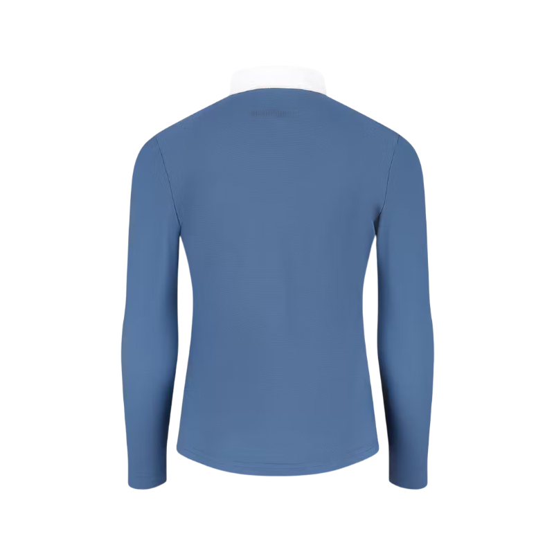 Kentucky Horsewear - Polo de concours Osaka Kids garçon manches longues marine