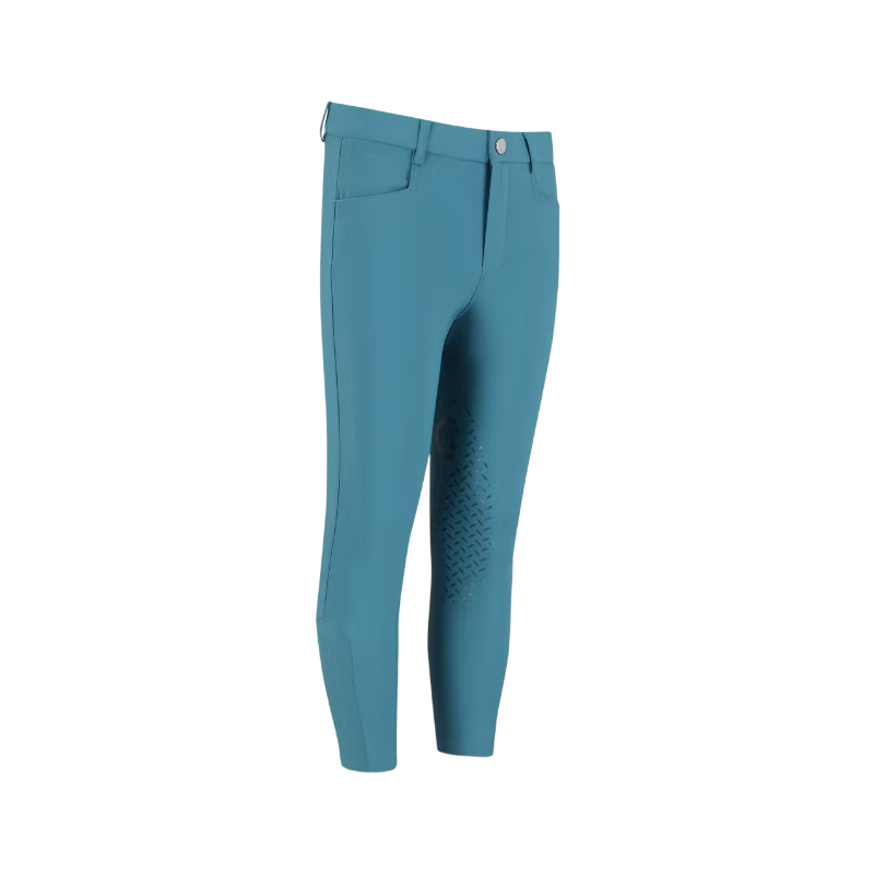 Kentucky Horsewear - Miami City girls' riding pants with emerald knee grip 