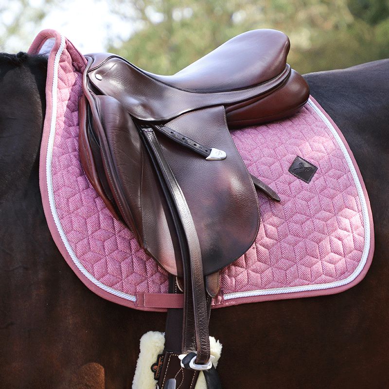 Kentucky Horsewear - Tapis de selle Laine rose | - Ohlala