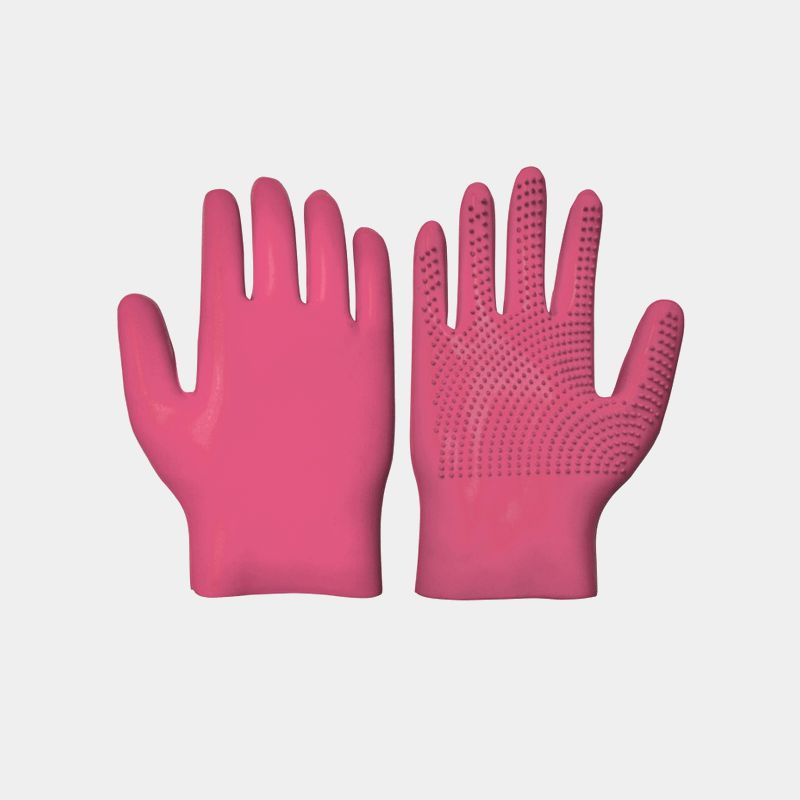 Kris - Gant de pansage rose | - Ohlala