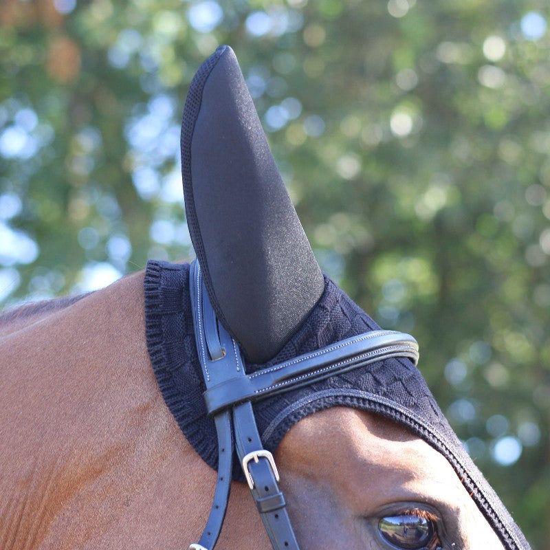 Lami-cell - Bonnet long pour chevaux Silentair noir | - Ohlala