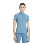 Lemieux - Classique Junior Young Rider Kids Short Sleeve Baselayer Ice Blue | - Ohlala