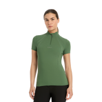 Lemieux - Mia Mesh short sleeve women's baselayer hunter green | - Ohlala