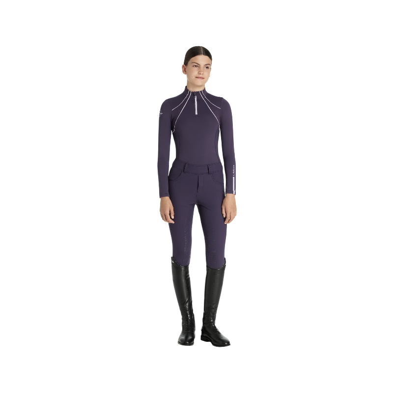 LeMieux - Children's Long Sleeve Baselayer Rider Mia Mesh Juniper | - Ohlala