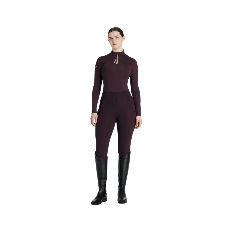 LeMieux - Women's Classic Long Sleeve Baselayer damson | - Ohlala
