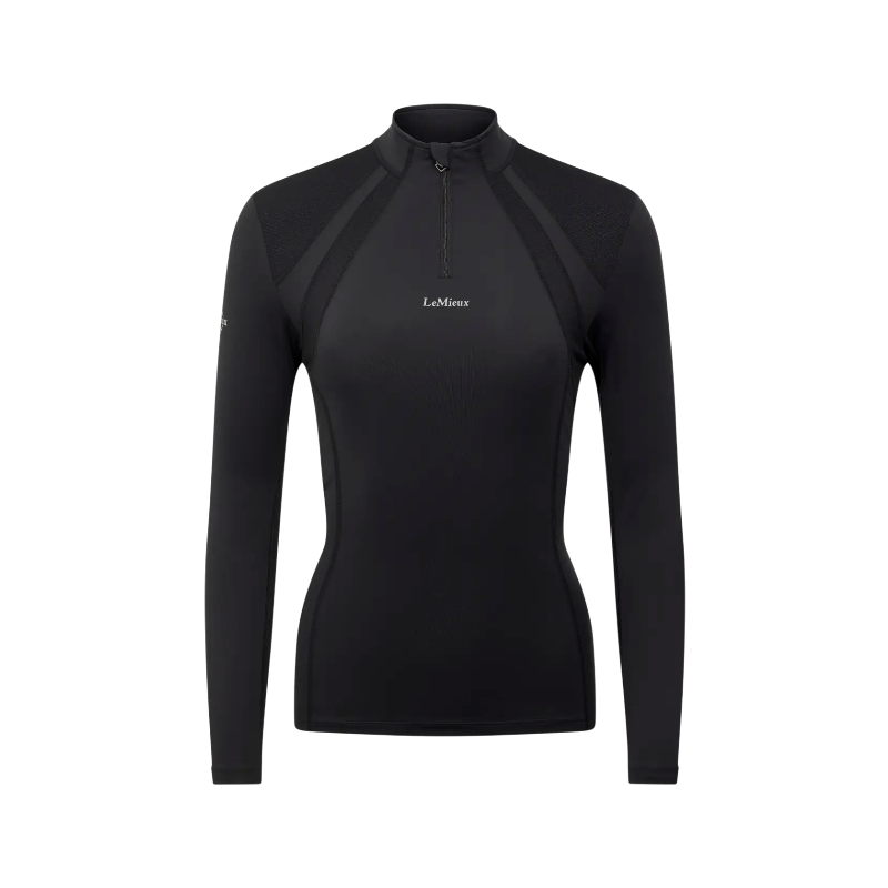 Lemieux - Baselayer manches longues femme Mia Mesh noir | - Ohlala