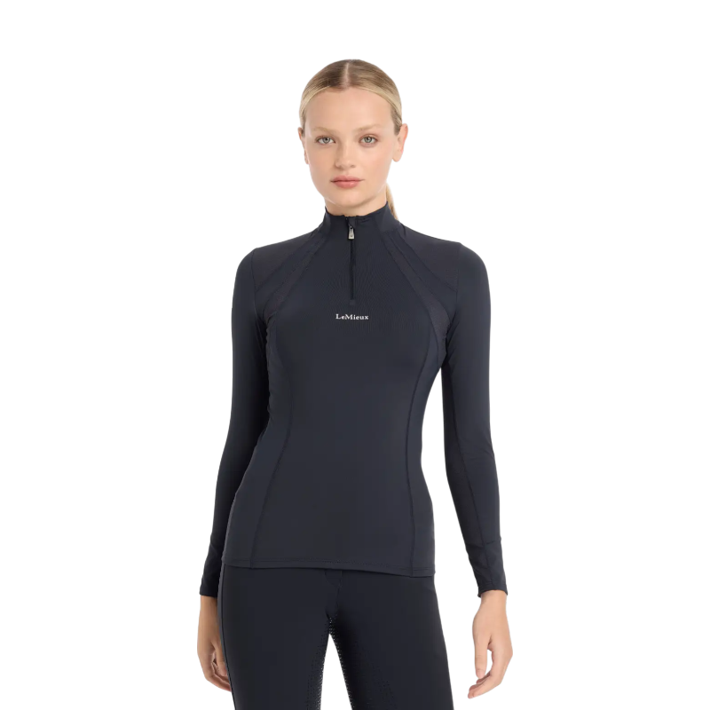 Lemieux - Baselayer manches longues femme Mia Mesh noir | - Ohlala