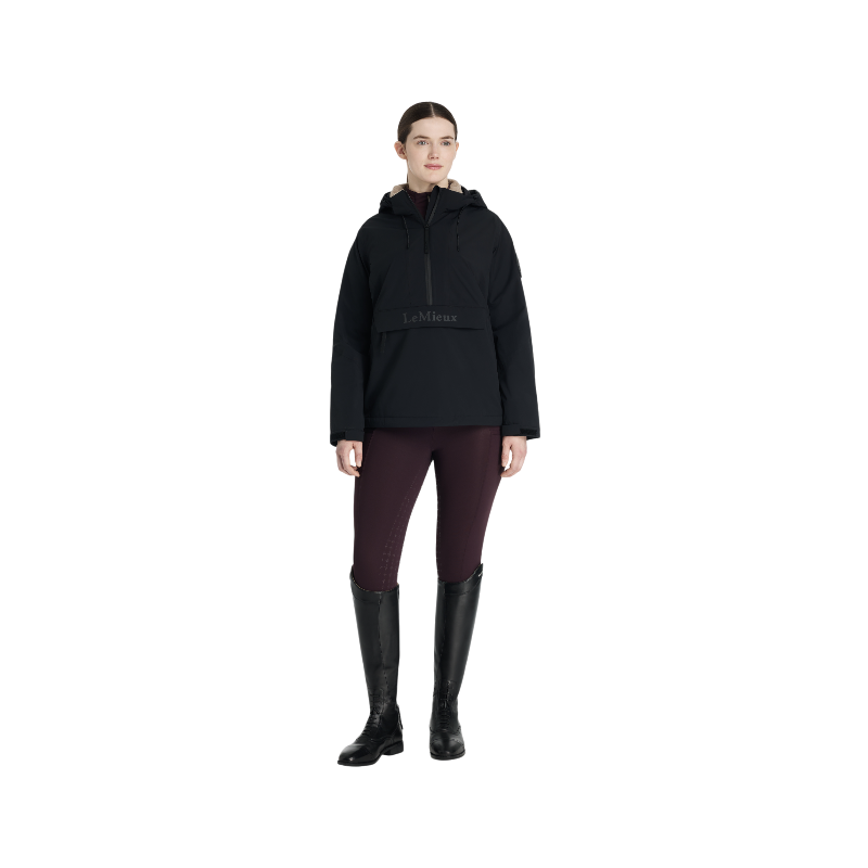 LeMieux - Blouson impermeable con media cremallera mujer Phoebe negro | - Ohlala