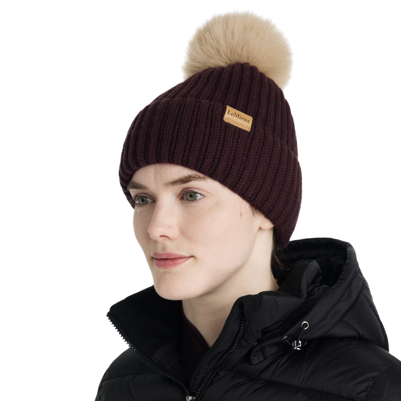 Lemieux - Clara damson ribbed women's beanie | - Ohlala