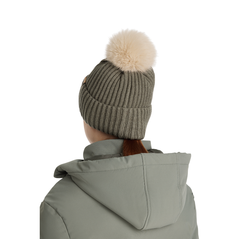 Lemieux - Bonnet femme côtelé Clara rosemary | - Ohlala