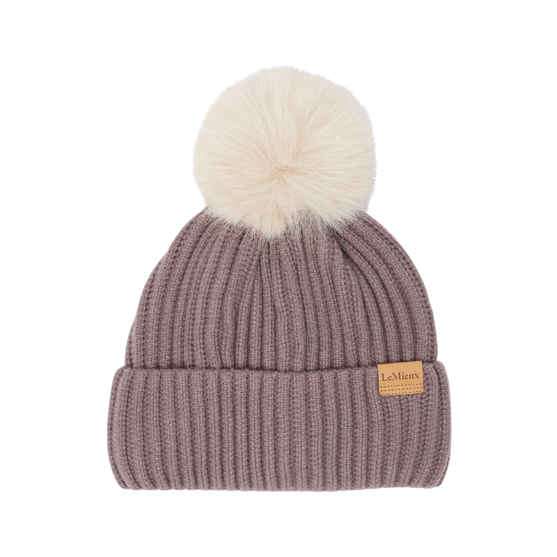 Lemieux - Bonnet femme côtelé Clara walnut | - Ohlala