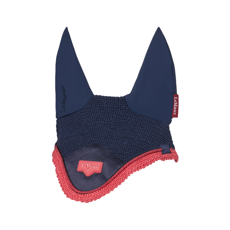 Lemieux - Fly mask for horses Loire marine/ cranberry 