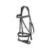 Lemieux - Bridon double muserolle Kudos noir/ argent | - Ohlala