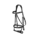 Lemieux - Bridon double muserolle Kudos noir/ argent | - Ohlala