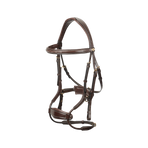 Lemieux - Kudos Anatomic Cavesson Bridle Havana | - Ohlala