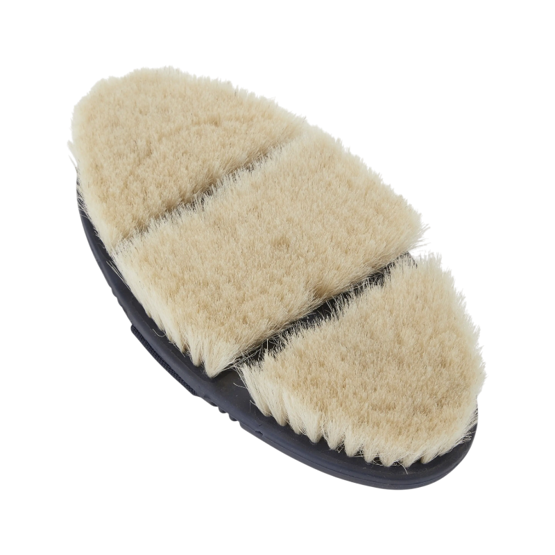 Lemieux - Brosse douce en poils de chèvre Flexi marine