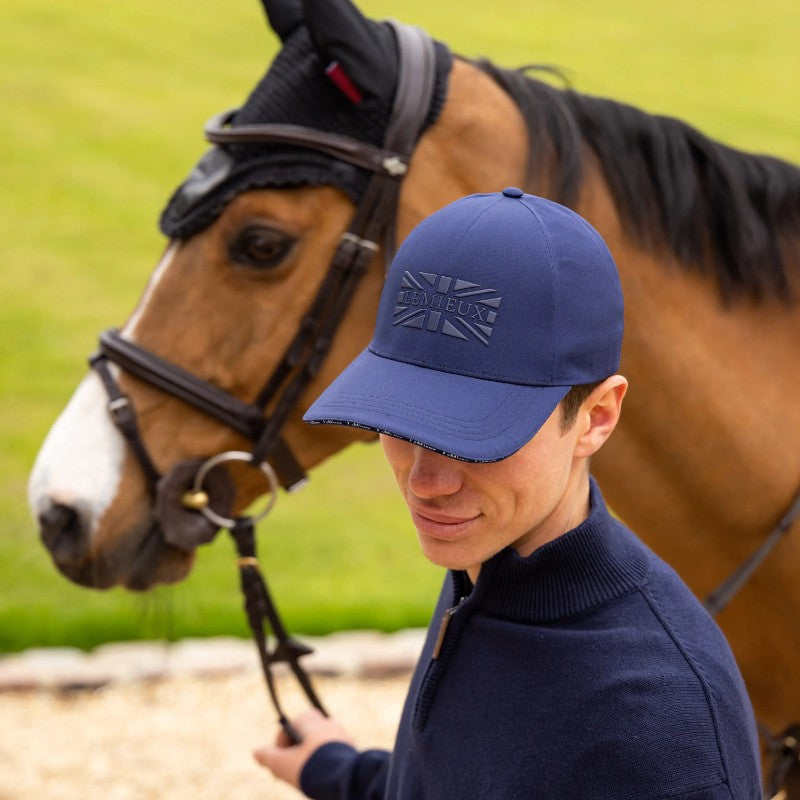 Lemieux - Casquette unisexe Union Jack marine | - Ohlala