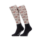 Lemieux - Chaussettes d'équitation Footsie Xmas Robins almond | - Ohlala