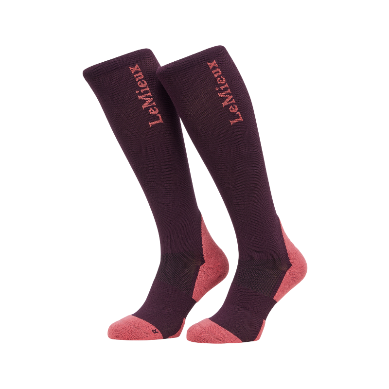 Lemieux - Performance riding socks damson 