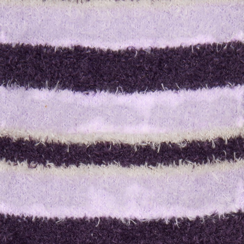 Lemieux - Mini Fluffy Sabrina striped lilac socks for kids | - Ohlala