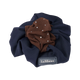 Lemieux - Chouchou Hair Net avec crystal marine/ brun | - Ohlala