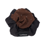 Lemieux - Crystal Hair Net Scrunchie black/brown | - Ohlala